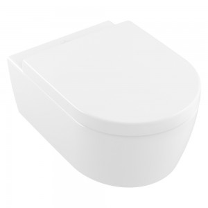 5656HR01 AVENTO Унітаз підвісний DirectFlush з кришкою QuickRelease/SoftClosing, White Alpin (1 сорт)