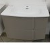 C0073310 (126476+123067) Тумба WAVE 80 на 2 ящики, матова сіра + раковина керамічна Trend, (1 сорт)