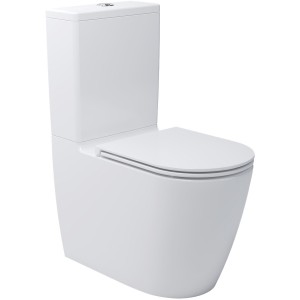 3010510 DO IT Унітаз-компакт безобідковий з кришкою soft-close, Vortex Flush, білий глянець (1 сорт)