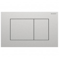 115.629.FW.1 Sigma40 square Клавіша змиву, подвійний змив, нержавіюча сталь, колір сталевий матовий (1 сорт)
