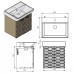 484050W Flow Тумба 50 з умивальником та ручками, білий матовий (1 сорт)