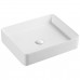 DFL2170100W Flow square Раковина прямокутна 510х405х110 мм на стільницю, без переливу, біла (1 сорт)