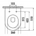 KC0903.01.0100E Кришка для унітазу Soft Close, White Matt (1 сорт)