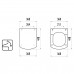 KC1103.01.0100E ELEGANT Кришка для унітазу Soft Close, White Matt (1 сорт)