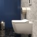 KC1103.01.0100E ELEGANT Кришка для унітазу Soft Close, White Matt (1 сорт)