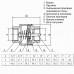 Клапан зворотного ходу води SOLOMON 1 1/2″ C6022 лат. шток