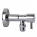 Кран напівобертовий кутовий з цангою SOLOMON 1/2″х 3/8″ Lazer 7076 ( 2 шт.)