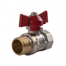 Кран кульовий прямий WATER VALVE 1/2″ ЗВ КБ V002