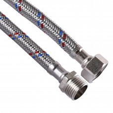 Шланг нержавіюча сталь PROFI FIX 1/2″х1/2″ ЗВ 1,2 м EPDM