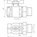 Кран кульовий прямий з американкою ARCO 1 1/4″ SENA 154106