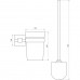 Йоржик настінний Globus Lux SQ 9429A SUS304