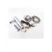 Змішувач сенсорний для умивальника HOTEC 19.116-DC/AC (220V/6V) з трансформатором,латунний Hot/Cold