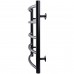 Рушникосушарка UNIO LD W 500-500-5 BLK Драбинка Дуга вода чорна