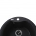 Гранітна мийка Globus Lux ORTA графіт 485мм-А0001