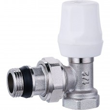 Кран радіаторний кутовий Q PROFESSIONAL 1/2″ NV-QP5005 вентильний з ущільнювачем Кран радіаторний кутовий Q PROFESSIONAL 1/2″ NV-QP5005 вентильний з ущільнювачем
