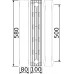 Радіатор біметалевий секційний QUEEN THERM 500/100 VERTICAL/HORIZONTAL (кратно 10)