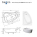 Ванна акрилова асиметрична Rima 160x100 L ( А0051003 )