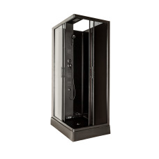 Душовий бокс Insana Alora Black 100 (XW9851) 80*100*215 мілкий  піддон ( А0058207 )