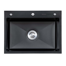 Мийка кухонна EXTOR  IB 6050 з нержавіючої сталі 60*50*22 ЧОРНА ( А0059857 )