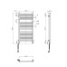 Електрична рушникосушарка Авангард X 480*1000L Sensor WF чорн ( А0061454 )