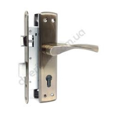 Замок врізний  KEDR + ручка KEDR 7255-4 AB