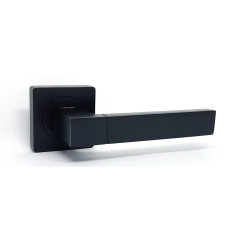 Дверна ручка KEDR R 06.081 AL BLACK MAT