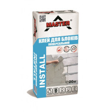 Клей-штукатурка для газоблоків Master Інсталл 25кг