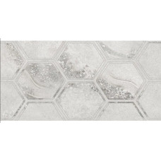 Плитка Golden Tile Fusion сіра  300х600 112151 гексагон